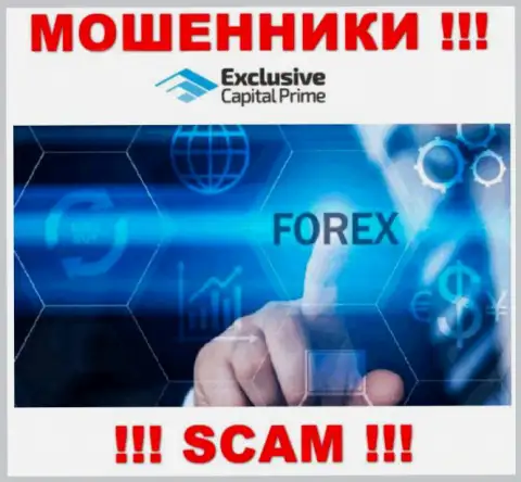 Forex - тип деятельности противозаконно действующей компании Эксклюзив Капитал