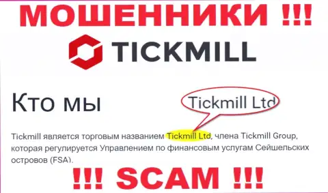 Остерегайтесь интернет мошенников Tickmill - наличие информации о юр. лице Tickmill Group не делает их порядочными