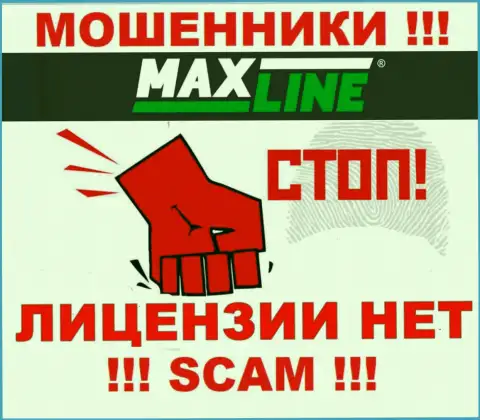 Согласитесь на работу с организацией Max-Line - лишитесь денег ! Они не имеют лицензии