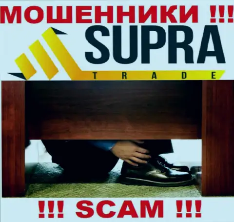 На онлайн-сервисе компании Supra Trade не написано ни слова о их руководителях - это МАХИНАТОРЫ !!!