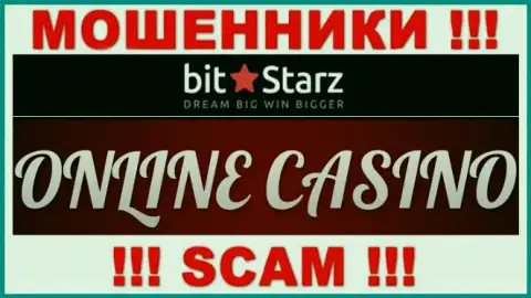BitStarz Com это internet мошенники, их деятельность - Казино, направлена на слив финансовых средств доверчивых клиентов