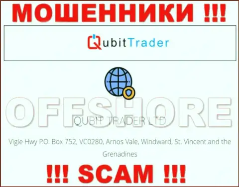 Аферисты Qubit-Trader Com засели на территории - St. Vincent and the Grenadines, чтобы спрятаться от ответственности - МОШЕННИКИ