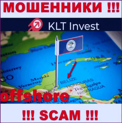 KLT Invest свободно грабят, потому что расположены на территории - Belize