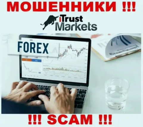 Не советуем взаимодействовать с internet-мошенниками Trust Markets, направление деятельности которых Форекс