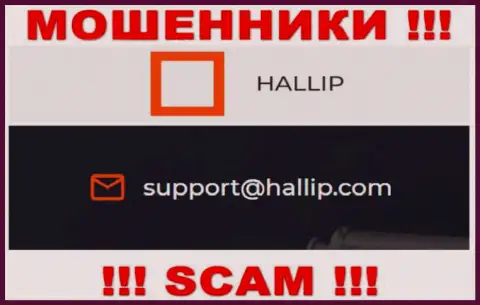 Компания Hallip - это КИДАЛЫ !!! Не рекомендуем писать к ним на е-майл !!!