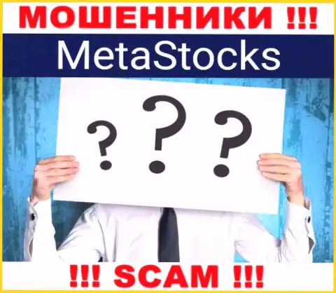 На web-сервисе MetaStocks Org и во всемирной интернет сети нет ни слова о том, кому конкретно принадлежит данная организация