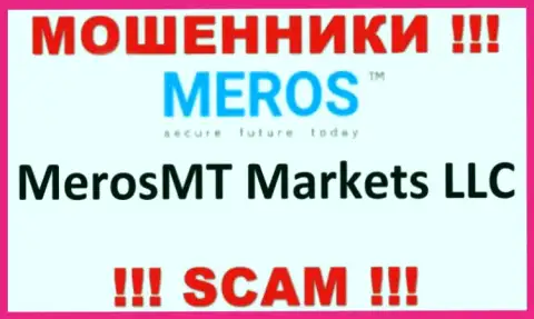 Организация, владеющая мошенниками Мерос ТМ - это MerosMT Markets LLC