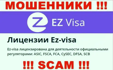 Преступно действующая компания EZ Visa крышуется мошенниками - ASIC
