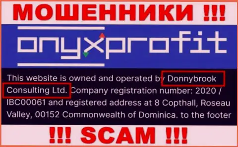Юридическое лицо компании Onyx Profit это Donnybrook Consulting Ltd, инфа взята с официального сайта