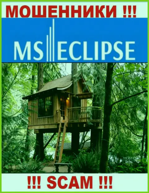 Неизвестно где именно находится разводняк MSEclipse, собственный адрес регистрации скрыли