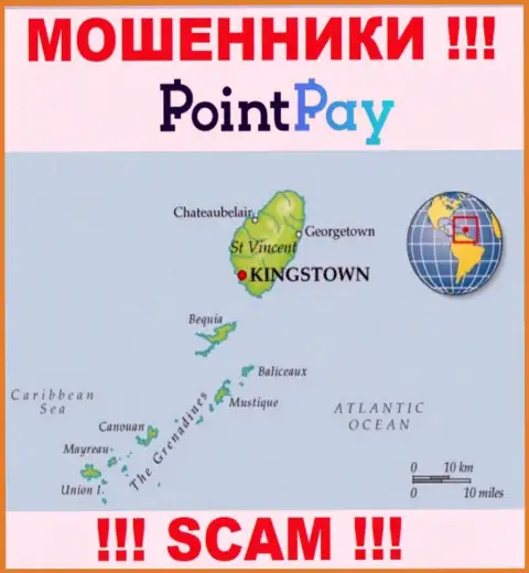 Point Pay LLC - это мошенники, их место регистрации на территории Сент-Винсент и Гренадины