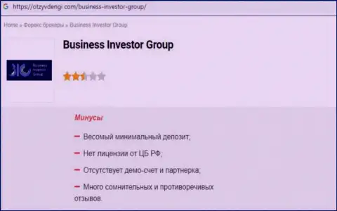 Компания Business Investor Group - это МОШЕННИКИ !!! Обзор с доказательством разводилова