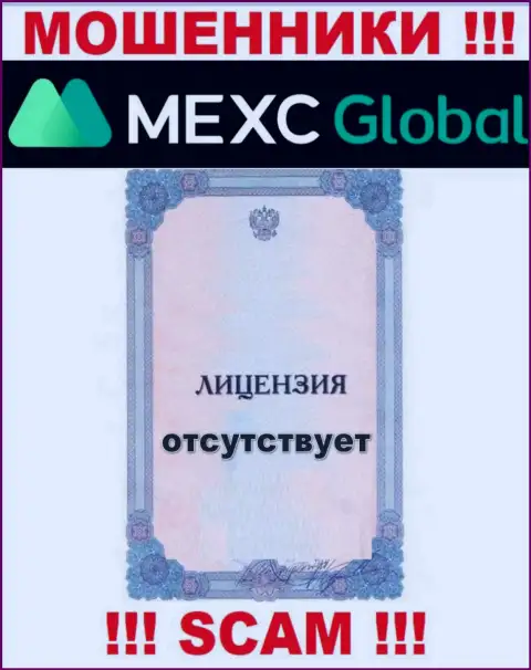 У мошенников MEXC на сайте не представлен номер лицензии на осуществление деятельности организации ! Будьте крайне осторожны