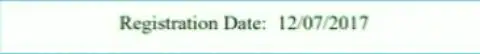Дата создания брокерской компании Зинеера Ком - июль 2017 года