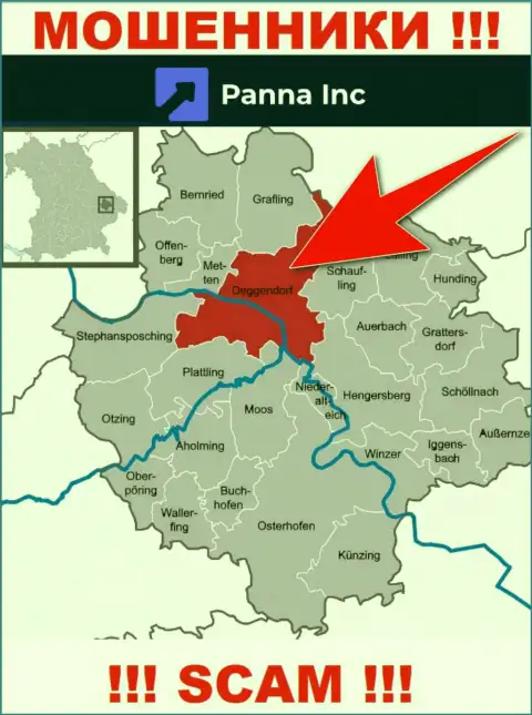 Panna Inc решили не распространяться об своем реальном адресе регистрации