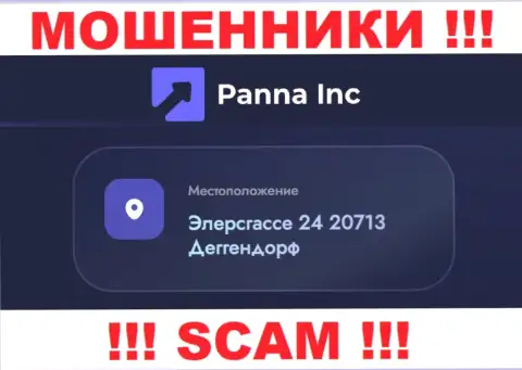 Официальный адрес компании Панна Инк на официальном портале - липовый !!! ОСТОРОЖНО !!!