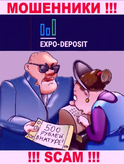 Не доверяйте Expo-Depo Com, не вводите дополнительно деньги
