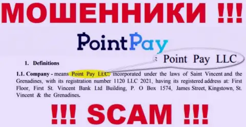 Point Pay LLC - контора, владеющая интернет мошенниками Point Pay