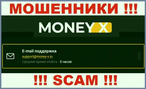 Не советуем связываться с мошенниками Money X через их адрес электронного ящика, указанный на их интернет-ресурсе - обведут вокруг пальца