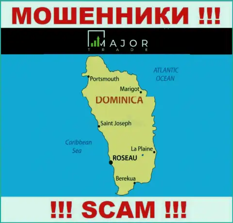 Разводилы МажорТрейд засели на территории - Commonwealth of Dominica, чтобы спрятаться от наказания - МОШЕННИКИ