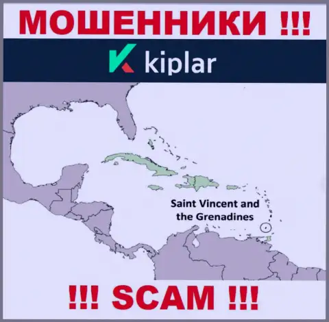 МОШЕННИКИ Киплар Лтд имеют регистрацию очень далеко, на территории - St. Vincent and the Grenadines