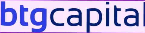Официальный логотип международного масштаба брокерской компании BTGCapital