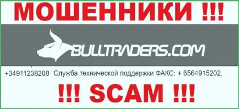 Будьте очень осторожны, internet-обманщики из Bull Traders звонят лохам с различных номеров телефонов