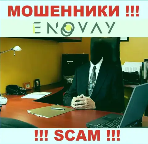 Об руководителях противоправно действующей конторы EnoVay Com инфы не отыскать