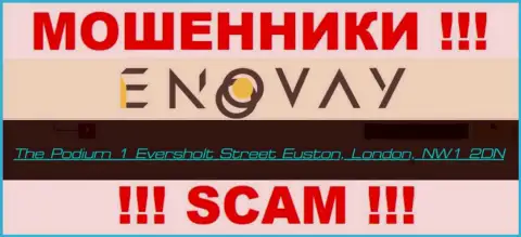 Адрес организации EnoVay Com ненастоящий - взаимодействовать с ней очень рискованно
