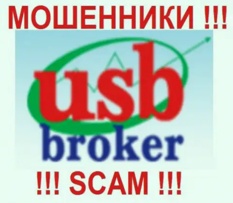 Логотип преступной форекс компании ЮСБ Брокер