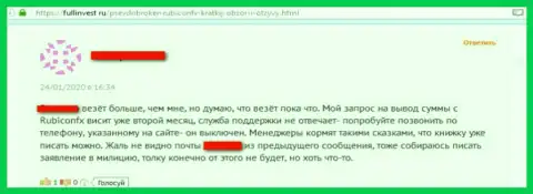 Недоброжелательный комментарий валютного игрока, которого ограбили в ФОРЕКС компании RubiconFX - это МОШЕННИКИ !!!